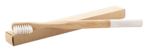 Bambusová zubná kefka ColoBoo, Biela (2)