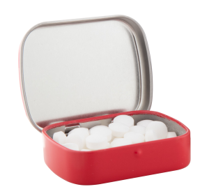 Krabička s mentolovými cukríkmi Flickies, Červená (2)