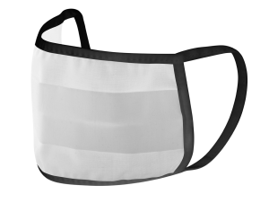 Prateľné rúško WashMask, čierna
