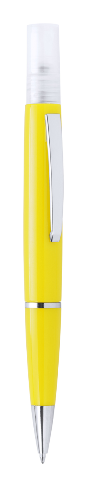 Guličkové pero so sprejom Tromix, žltá