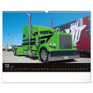 Nástenný kalendár Trucks 2021 (4)