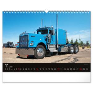 Nástenný kalendár Trucks 2021 (5)
