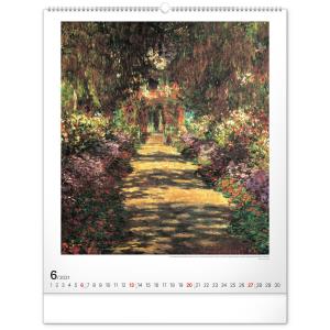 Nástenný kalendár Claude Monet 2021 (10)