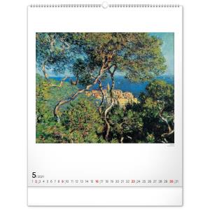 Nástenný kalendár Claude Monet 2021 (11)
