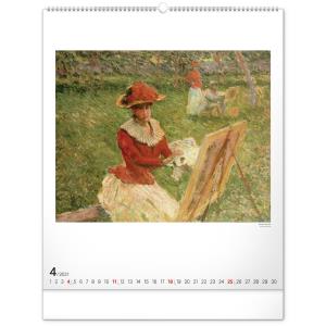 Nástenný kalendár Claude Monet 2021 (12)