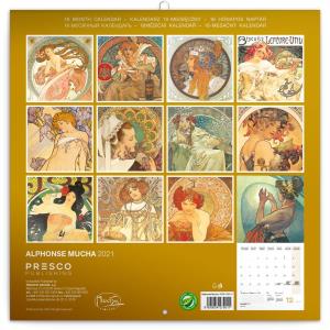 Poznámkový kalendár Alfons Mucha 2021 (3)