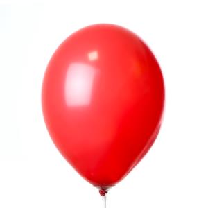 Balónik 27cm Pastelová farba, 101 Červená