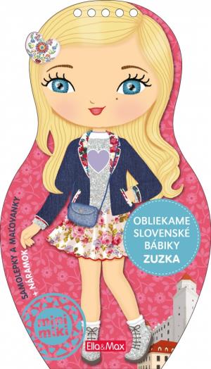 Obliekame slovenské  bábiky ZUZKA – Maľovanky