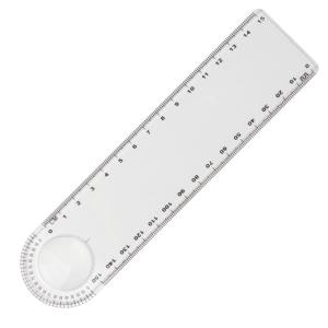 Plastové pravítko s lupou Linear