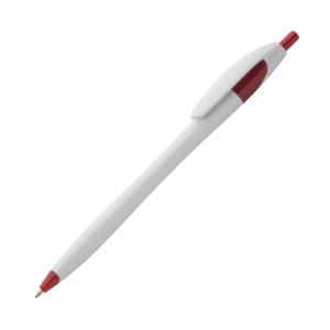 Plastové pero Finball, bielo-červená