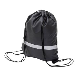 Sťahovací batoh s reflexným páskom Promo Reflect, čierna