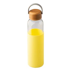 Sklenená fľaša 560 ml VOM BOOSTER, žltá