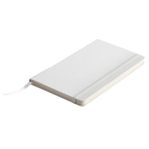 SEGOVIA zápisník s čistými stranami 90x140 / 160 stran, biela