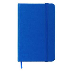 Zápisník so štvorčekovými stranami 90x140 / 160 strán Zamora, modrá (2)