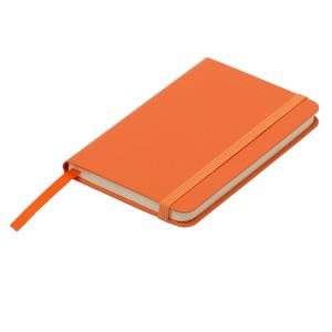 ZAMORA zápisník se čtverečkovanými stranami 90x140 / 160 stran, oranžová