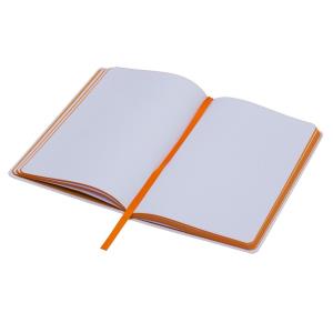 Zápisník so čistými stranami 130x210 / 160 strán At Note, oranžová (2)