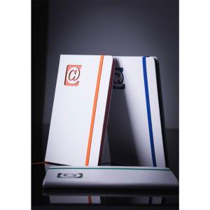Zápisník so čistými stranami 130x210 / 160 strán At Note, oranžová (6)