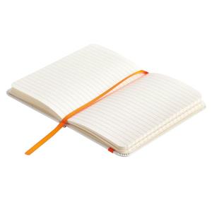 Zápisník s linkovanými stranami 90x140 / 160 strán Badalona, oranžová (2)