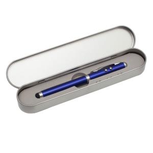 Guľôčkové pero s laserovým ukazovátkom Supreme, modrá