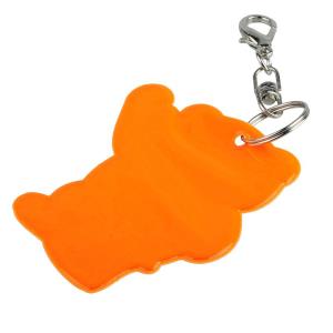 Reflexný prívesok na kľúče Beary, oranžová (3)