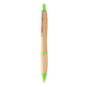 Bambusové guličkové pero Coldery, zelená