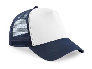 5-panelová šiltovka detská Snapback Trucker, 250 French Navy/White