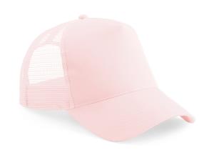 5-panelová šiltovka detská Snapback Trucker, 466 Pastel Pink/Pastel Pink