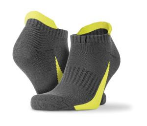 Športové ponožky do tenisiek 3-balenie, 156 Grey/Lime