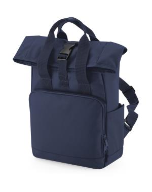 Recyklovaný ruksak Mini Twin Handle Roll-Top, 207 Navy Dusk