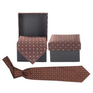 Luxey kravata, hnedá