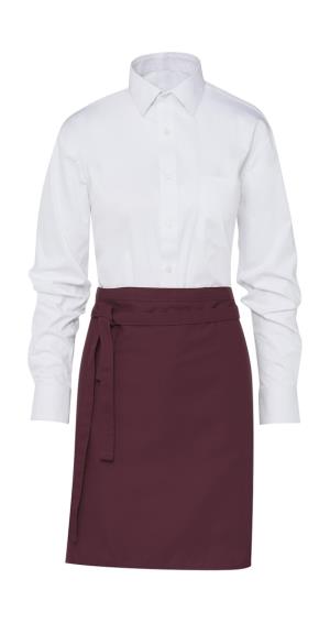 Čašnícka zástera krátka JG14, 448 Burgundy