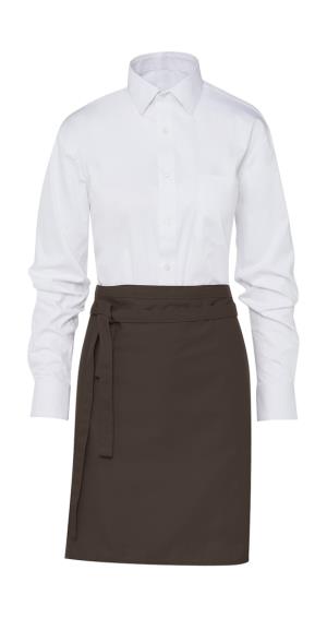 Čašnícka zástera krátka JG14, 700 Brown