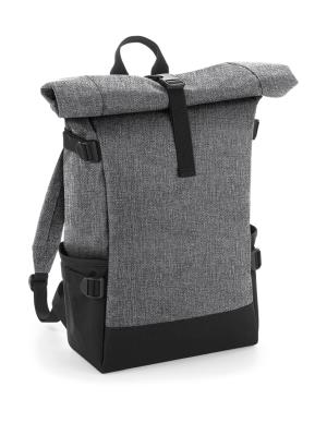 Ruksak Block Roll-Top, 155 Grey Marl/Black