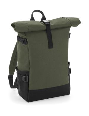 Ruksak Block Roll-Top, 559 Olive Green/Black