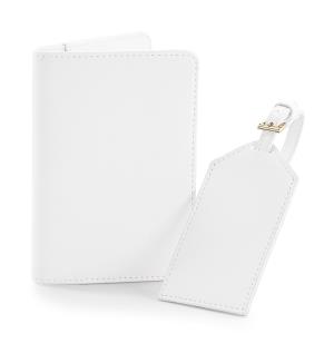 Cestovný set, obal na pas a menovka na batožinu Boutique, 001 Soft White