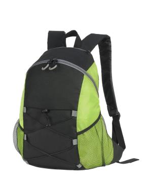 Ruksak Chester, 165 Black/Lime Green