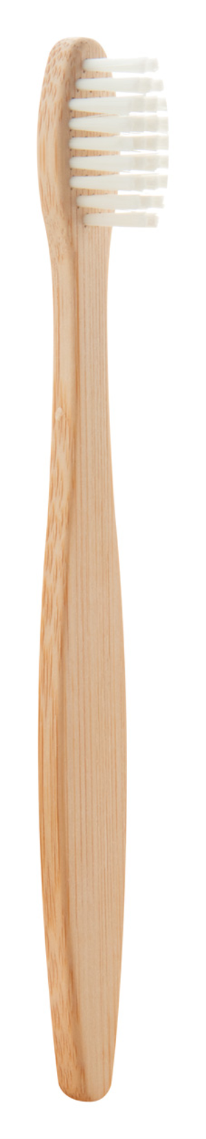Detská bambusová zubná kefka Boohoo Mini, Biela