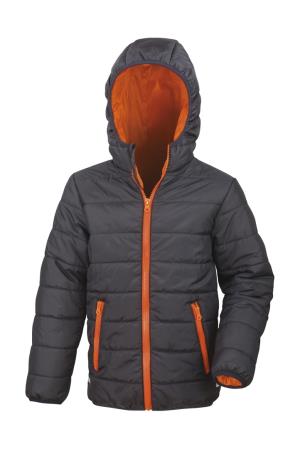 Detská bunda, 178 Black/Orange