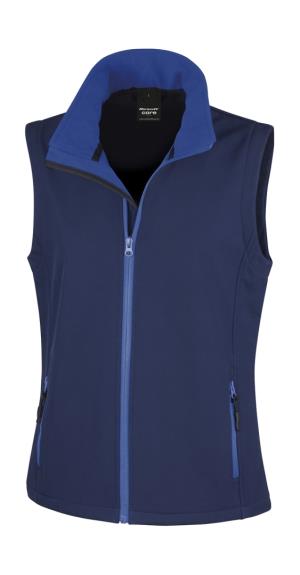 Dámska potlačiteľná Softshellová vesta, 237 Navy/Royal