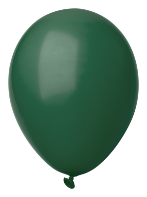 Balóniky CreaBalloon Pastelové, tmavozelená