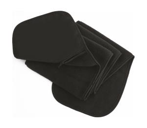 Fleecový  šál s vreckom, 101 Black