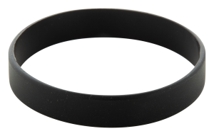 Silikónový náramok Wristy, čierna