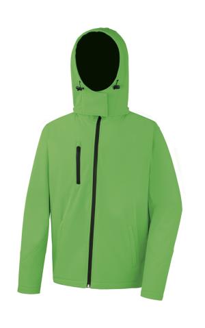 Softshellová bunda s kapucňou  TX Performance, 554 Vivid Green/Black