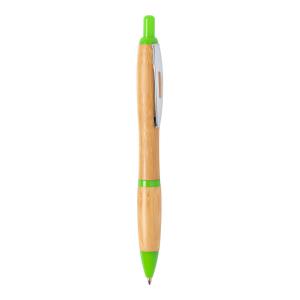 Bambusové guličkové pero Dafen, limetková