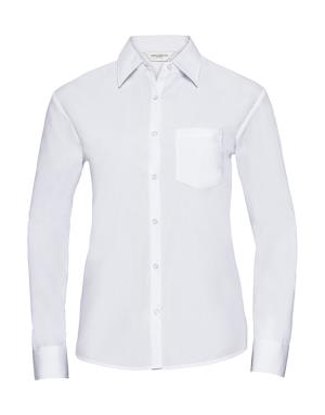 Blúzka s dlhými rukávmi Poplin , 000 White