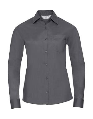 Blúzka s dlhými rukávmi Poplin , 127 Convoy Grey