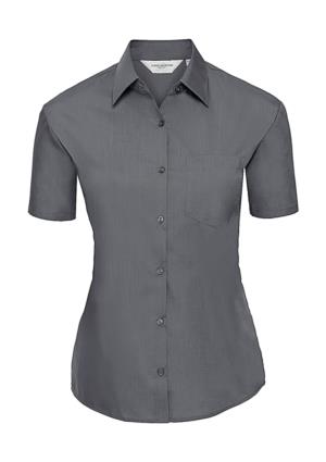 Blúzka s kratkými rukávmi Poplin , 127 Convoy Grey