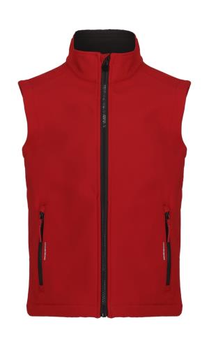 Detská softshellová vesta  Ablaze, 451 Classic Red/Black
