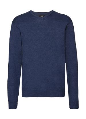 Sveter s výstrihom do V, 317 Denim Marl