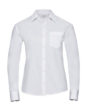 Blúzka s dlhými rukávmi Poplin , 000 White